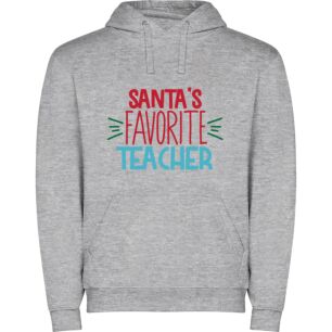 Beloved Santa's Educator Φούτερ με κουκούλα