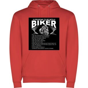 Biker: Monochrome Revolutions Φούτερ με κουκούλα