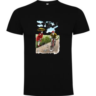 Biking Folly Illustrated Tshirt