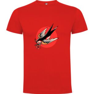 Bird & Blooms: Illustrated Inspiration Tshirt σε χρώμα Κόκκινο XXLarge