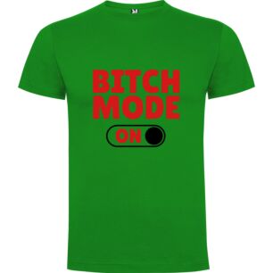 Bitch Mode Button-On Tshirt