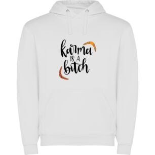 Bitchy Karma Sutra Bliss Φούτερ με κουκούλα σε χρώμα Λευκό XXLarge