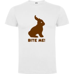 Bite Me Bunny Art Tshirt
