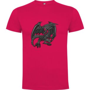 Black Dragon Majesty Tshirt σε χρώμα Φούξια 3-4 ετών