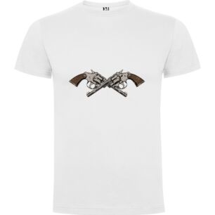 Black Dual Revolver Duo Tshirt σε χρώμα Λευκό XXXLarge(3XL)