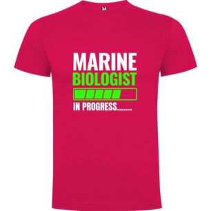 Black Marine Bioscientist Tshirt