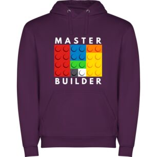 Black Masterpiece: Master Builder Φούτερ με κουκούλα σε χρώμα Μωβ 11-12 ετών