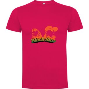 Black Star Rasta Rockstar Tshirt σε χρώμα Φούξια 11-12 ετών