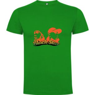 Black Star Rasta Rockstar Tshirt σε χρώμα Πράσινο 3-4 ετών