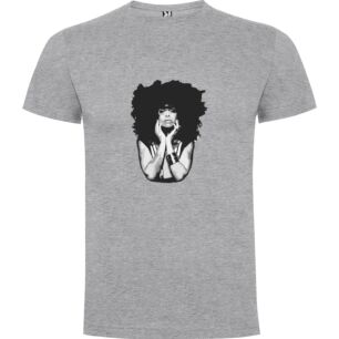 Black & White Afro Tshirt σε χρώμα Γκρι 7-8 ετών