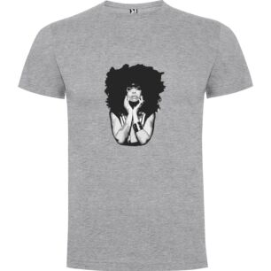 Black & White Afro Tshirt σε χρώμα Γκρι 9-10 ετών