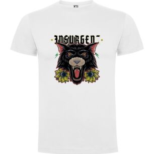 Black Wolf Rebellion Tshirt σε χρώμα Λευκό Large