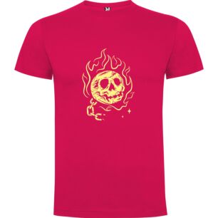 Blaze Skull Design Tshirt