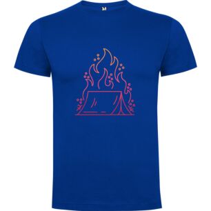 Blazing Campfire Art Tshirt