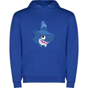 Blissful Blue Shark Φούτερ με κουκούλα