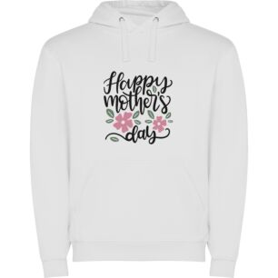 Blissful Mother's Day Celebration Φούτερ με κουκούλα σε χρώμα Λευκό Small