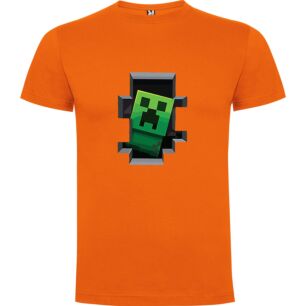 Blocky Terror: Creeper World Tshirt σε χρώμα Πορτοκαλί 3-4 ετών