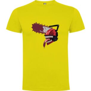 Blood Chainsaw Mania Tshirt σε χρώμα Κίτρινο 3-4 ετών