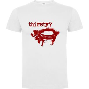 Bloodthirsty Lips Tshirt σε χρώμα Λευκό