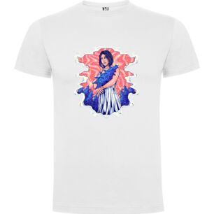Blooming Digital Femme Fatale Tshirt σε χρώμα Λευκό Medium