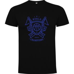 Blue Ball Logo Design Tshirt