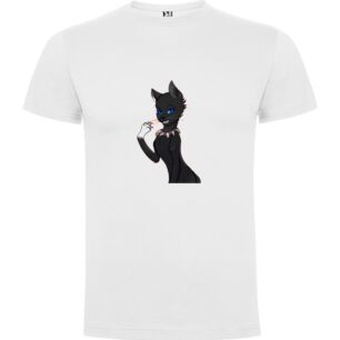 Blue-Eyed Feline Commission Tshirt σε χρώμα Λευκό 7-8 ετών