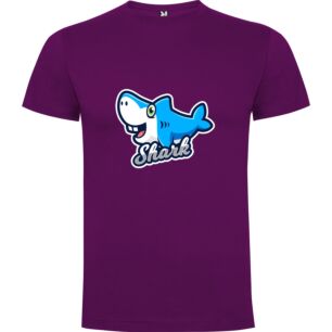 Blue Shark Mascot Icon Tshirt