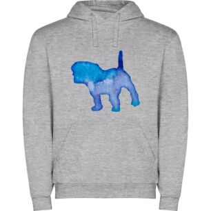 Blue Silhouette: Dog's Essence Φούτερ με κουκούλα