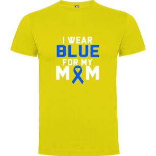 Blue Tribute Ribbon Tshirt σε χρώμα Κίτρινο 3-4 ετών
