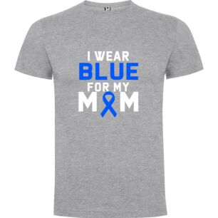 Blue Tribute Ribbon Tshirt σε χρώμα Γκρι 3-4 ετών