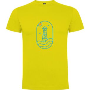 Bold Beacon Blue Background Tshirt