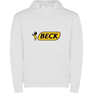 BOLD Beck Branding Emblem Φούτερ με κουκούλα σε χρώμα Λευκό 11-12 ετών