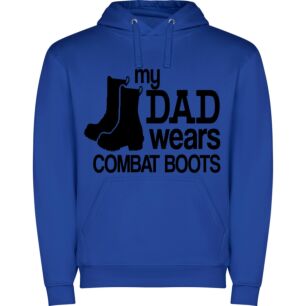 Bold Combat Boot Fashion Φούτερ με κουκούλα
