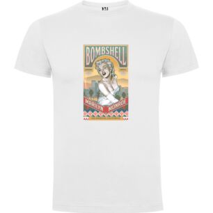 Bombshell City Marilyn Art Tshirt σε χρώμα Λευκό Small