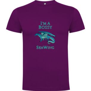 Bossy blue sea dragon Tshirt σε χρώμα Μωβ 11-12 ετών