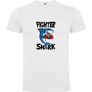 Boxing Shark Fighter Tshirt σε χρώμα Λευκό 11-12 ετών