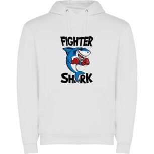 Boxing Shark Fury Φούτερ με κουκούλα σε χρώμα Λευκό 11-12 ετών