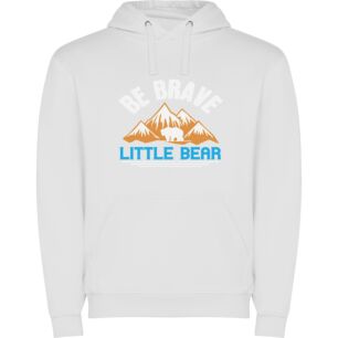 Brave Bear, Mountain Journey Φούτερ με κουκούλα σε χρώμα Λευκό XLarge