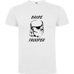Bride Trooper Helmet Tshirt σε χρώμα Λευκό