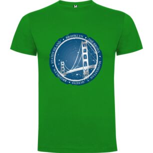Bridge Skylines Collide Tshirt σε χρώμα Πράσινο Medium