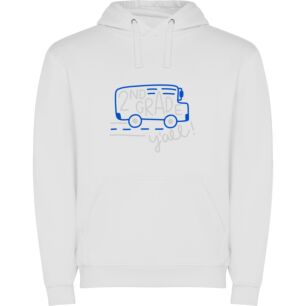 Bright Bus Adventure Φούτερ με κουκούλα σε χρώμα Λευκό XXLarge