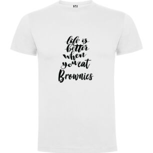Brownie Bliss Life Tshirt σε χρώμα Λευκό 11-12 ετών