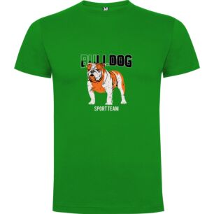 Bulldog B-Ball Mascot Tshirt
