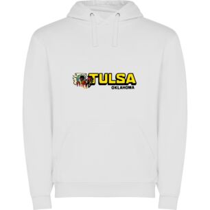 Bulldog Pride: Tulsa's Finest Φούτερ με κουκούλα σε χρώμα Λευκό 7-8 ετών