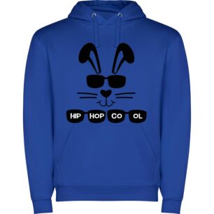 Bunny Swag: Hip-Hop Hare Φούτερ με κουκούλα