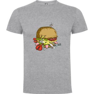 Burger Devouring Tentacles Tshirt