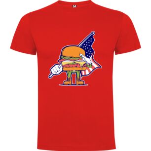 Burger Flag Fun Tshirt