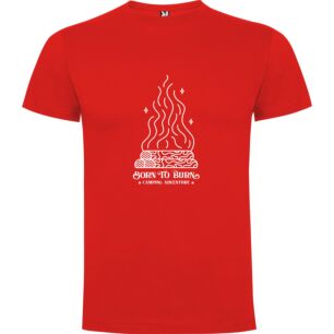 Burn Adventure Co Tshirt σε χρώμα Κόκκινο Large
