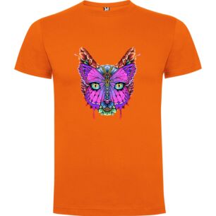 Butterfly Cat Art Tshirt