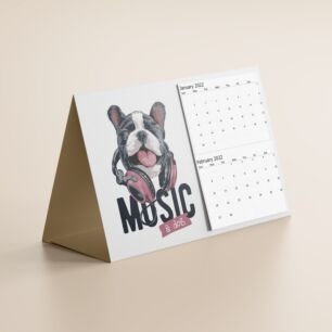 Calendar Music Dog